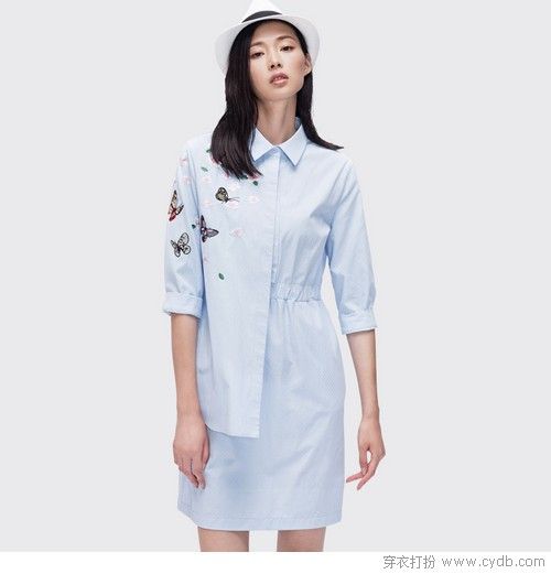 夏秋過渡季，襯衫裙的時(shí)尚趴正在開啟