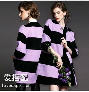 混搭女王--百變毛呢